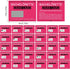 35 Pieces Girls Single Party Dare Cards, Scratch Off Activity Funny Dare Cards for Wedding Supplies