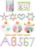 NiToy 100PCS 3+, Snowflake Interlocking Building Block Educational Toy for Kids Ages Multi-Color Solid Plastic Early