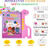 35 Counting, ABC Learning Sound Book for Toddlers Interactive Busy Book with English & Spanish, Alphabet, Music