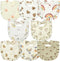 Lictin Muslin Baby Drool Bibs - 8 Pack Cotton Bandana Bibs, Unisex