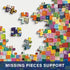 1000 27.56 19.68 Inches, Impossible Hard Jigsaw Puzzles Pieces for Adults -Challenging Colorful Cube Art, Premium Matte