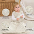 0-6 1.5 2 Pack 2-Way Fleece Baby Sleep Sack Months, TOG Cotton Baby Wearable Blanket With Soft Plush Dots, Newborn