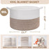 21.7" 21.7" 13.8"-Storage INDRESSME XXXLarge Blanket Basket for Living Room x x Basket with Handle for Organizing Toy