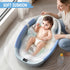 TOSGN 3s 0-36 Collapsible Baby Bathtub, to Install, Baby Bath Tub with Soft Cushion & Thermometer, Months Newborn