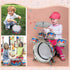 Toddlers Drum Set Kids Jazz Drum Kit for 3-5 Years Old, Early Learning Musical Toy Set, Perfect Birthday Gift