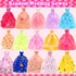 48 PCS Doll Clothes and Accessories 3 PCS Wedding Gowns 3 Tops 3 Pants 3 PCS Fashion Dresses 2 Sets Swimsuits Bikini 6 Braces Skirt 6 Necklace 10 Hangers and 15 pcs Shoes for 11.5 inch Doll