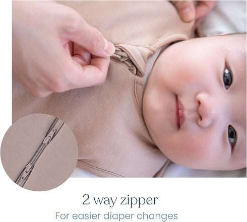 Cozy 3-Way 2 2 HALO SleepSack SuperSoft Swaddle, Bamboo Viscose, Adjustable Swaddle, Way Zipper, TOG