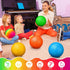 Vinsot 12 Pack 8.5 Inch Playground Balls - Bouncy Balls for Kids with Hand Pump for Indoor & Outdoor Games