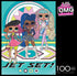 Buffalo Games - OMG - Jet Set - 100 Piece Jigsaw Puzzle for Families Challenging Puzzle Perfect for Game Nights - Finished Puzzle Size is 15.00 x 11.00