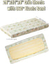 Girls,52x28x8,2 Pack,Neutral SDY Jersey Floral Crib Sheets for Baby Boys and Green Flower Standard Oval/Retangle Crib