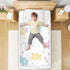 siphylline 52" 34" Cartoon Cute Colorful Teddy Bear Extra Large Resuable Potty Training Pee Pad Soft Absorbent Pads