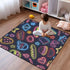 KUEJOP 50x50 inch Tummy Cute Neon Food Baby Play Mat for Floor, Playpen Mat,Thicken Soft Non-Slip Time Mat for Toddlers