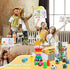 96Pcs Set BenLouis Jungle Safari Party Favors Zoo Animals Coloring Books Crayons Sticker Stampers Slap Bracelets Bulk