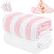 Muslin Baby Towel 5 Pieces Set, 100% Organic Cotton, Soft & Absorbent