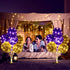 10 Set 100 Junkin Balloon Stand Kit for Centerpiece with LED String Light Pcs Balloons Light up Table Balloon Stand
