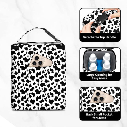 Pack, 6 9 Breastmilk Cooler Bag with Ice Fits Baby Bottles Up to Ounce Insulated Baby Bottle Bag, Breast Milk Cooler on