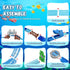 219 Set 360 3-8 VATOS Shark Track Toys - Pcs Flexible Race Track with Loops, Electric Shark Car & Auto-Rotating, Create