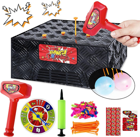 Whack a Balloon Game, Blast Box Balloon Game, Wack a Balloon Game, Desktop Board Games for Kids, Adults, Family Party