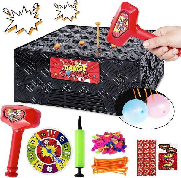 Whack a Balloon Game, Blast Box Balloon Game, Wack a Balloon Game, Desktop Board Games for Kids, Adults, Family Party