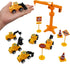 Nevperish 18 Set PCS Construction Cake Toppers Vehicles Cake Decoration Excavator Tower Crane Cupcake Topper Traffic
