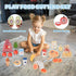 Set, 3+ Wooden Play Food Wooden Food for Play Kitchen, Wood Food Toys with Storage Bag, Play Kitchen Accessories, Gift