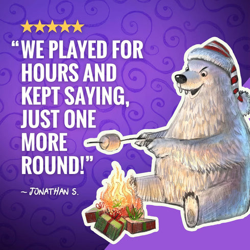 7+, 36 Hilarious Christmas Card Game for Families & Friends | Ages Players, Great Secret Santa Gift & Stocking Stuffer
