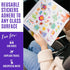 Kids Travel Educational Activity Book with Washable Markers - Car and Airplane Activities, Learning Toys for Ages 4-6