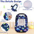 Baby Car Seat Cover, Windproof Carseat Cover for Infant Boys, Infant Breathable Carseat Canopy, Compatible with Most