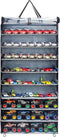 KISLANE Dustproof Hanging Display Case for Toy Cars, Matchbox Cars, Monster Trucks, Rectangular-Black