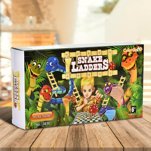 Magnetic Snakes and Ladders Board Game Set, Folding Travel Game for Kids and Adults