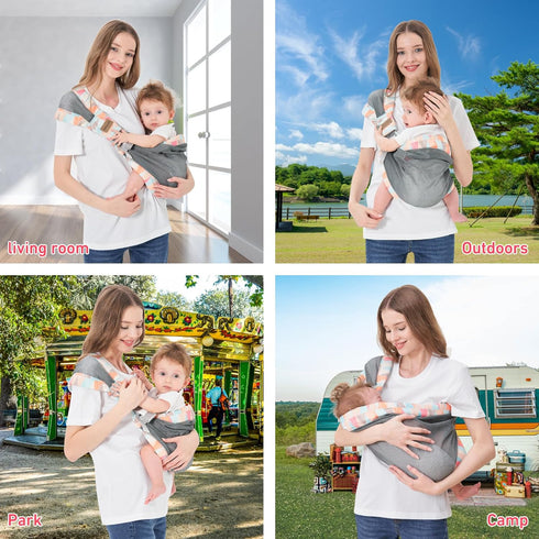6-40 lbs Adjustable One Shoulder Baby Carrier for Infant, Lightweight Breathable Mesh Baby Hip Carrier Portable Baby