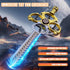 Virellia 3 Upgraded Flying Sword RC Drone with Colorful LED Lights, ABS Metal Remote Control Airplane with Hand Gesture