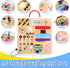 1-3 v3) Grarain Busy Board for Toddlers - Montessori Educational Toy for Year Old Boys & Girls | Travel-Friendly