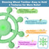 3-Speed 3M+, YOFUN Vibrating Baby Teether Soothing Silicone Teething Toy for Infants Food-Grade, USB Rechargeable Soft
