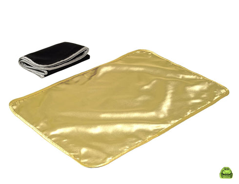 I Frogee Gold Satin Diaper Changing Pad 18 x 13 Inch
