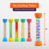 1) Special Supplies Liquid Motion Bubbler Toy Cool Tubes Colorful Hourglass Timer with Droplet Movement, Bedroom