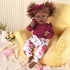 BABESIDE 3 Pcs Reborn Baby Doll Clothes for 17-22 Inch Dolls, Floral Pattern Accessories for Girls