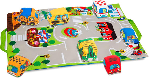 Melissa & Doug Take-Along Town Play Mat (19.25 x 14.25 inches) with