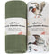 LifeTree Muslin Swaddle Blankets, Baby Swaddling Wrap Nursery Receiving Blanket for Boys