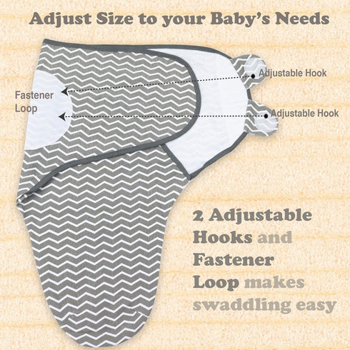 Preemie Swaddles 4-7 lbs, 3-Pack Organic Cotton Sleep Sack - Adjustable Baby Swaddle Blanket Wrap (Galaxy)