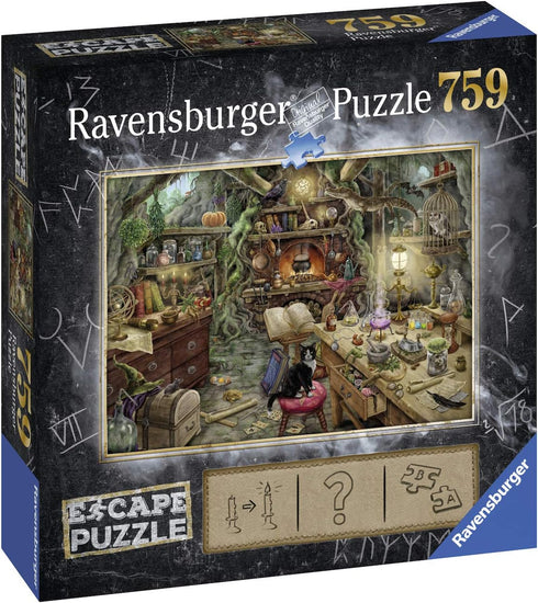 759-Piece Ravensburger Escape Puzzle - The Witches' Kitchen | Engaging Jigsaw for Kids & Adults | Exciting Escape Room