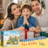 Set 4-6 5-7, 3+ Coodoo Kids Games Magnetic Tiles Road with Extendable Magnetic Crane, City Construction Building Toys