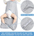 3 Pack Baby Sleep Sack 3-6 Months, 100% Rayon Cotton Baby Sleeping Bag, 2-Way Zipper, Toddler Wearable Blankets, TOG 0.3