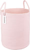 XUANGUO Cotton Rope Laundry Basket Hamper for Girls Kids Baby Nursery Hamper