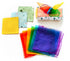 Baby Tissue Box Toy - Montessori Play for Infants and Toddlers, Sensory Textured Box with 12 Matching Colorful Scarves