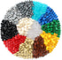 Feleph 600 Pieces 1x1 Round Bricks Bulk Multicolored Classic Basic Parts Building Creative Play Set Blocks Toy Accessories Compatible with 3062 Major Brands (12 Mixed Color)