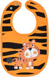Funstuff Baby Boys 5 Pack Bibs, Lion, Panda, Dinosaur, Tiger, Shark