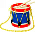 MUSICUBE Kids 8 Inch Drum Set with Adjustable Strap and 2 Wooden