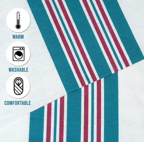 Lenenz 100% 30 40 inch (12) (3) Baby Receiving Blankets, Cotton Flannel Receiving Blanket, Perfect for swaddling