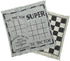 Lulu Home Jumbo Checkers, Giant 3-in-1 Checkers Game Rug Board Game Set for 2 Players